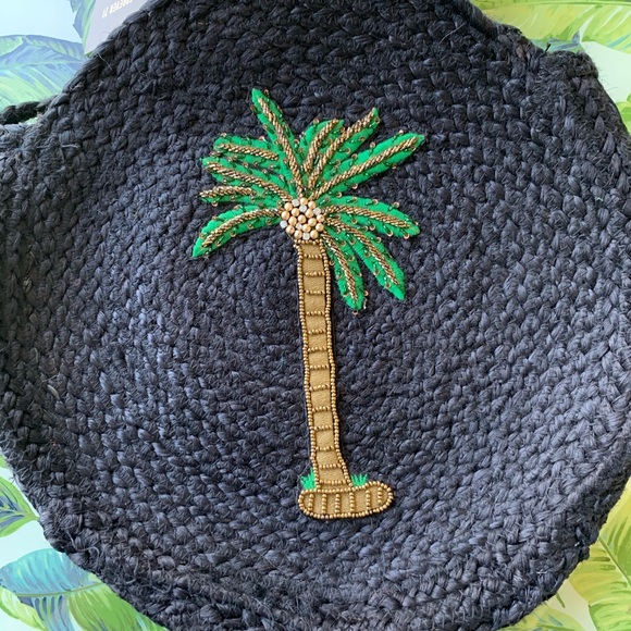 Palm Tree straw bag - Picture 2 of 6